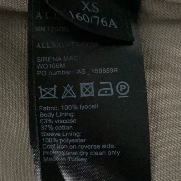 Allsaints Sirena Mac trench coat - Picture 9 of 10